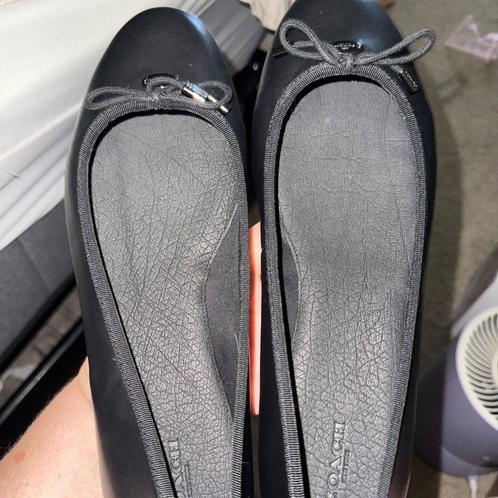 Coach Black Ballet Flats - Size 11
